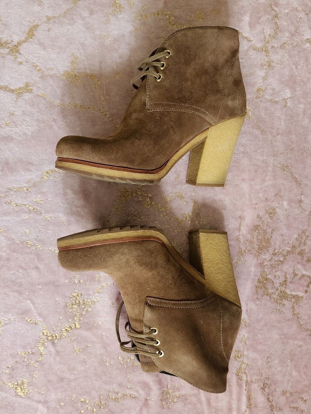 PRADA | Tan Suede Boots - Picture 7 of 15